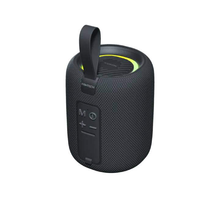 Fantech NeraBox BS157 Portable RGB Bluetooth Speaker in Black.