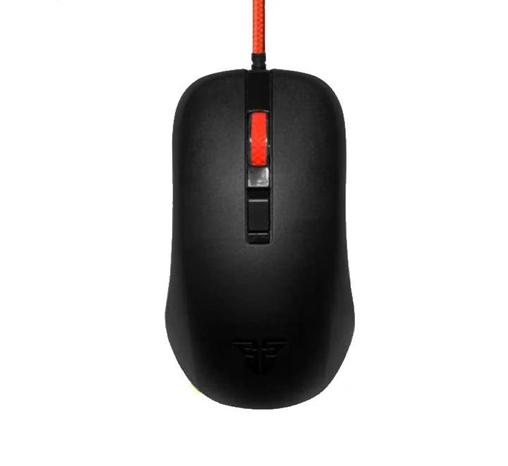 Fantech Rhasta II G13 RGB Gaming Mouse in black with active RGB.