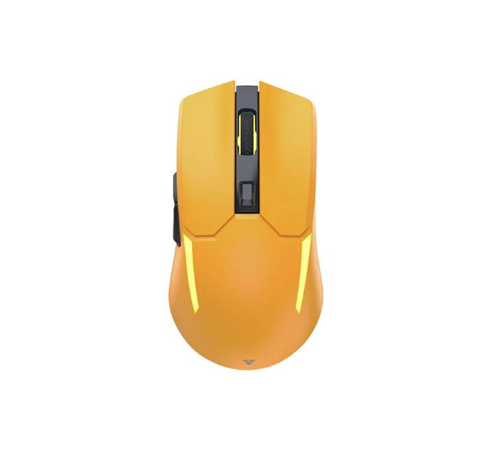 Side view of Fantech Venom II WGC2 showing ergonomic thumb rest and programmable side buttons.
