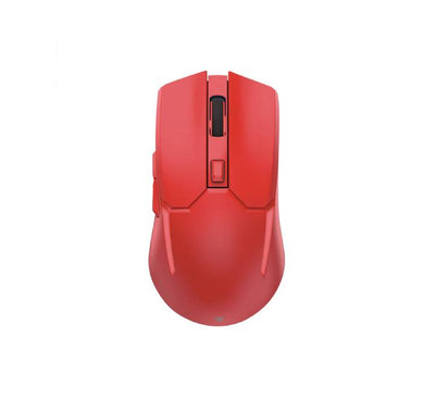 Fantech Venom II WGC2 Vibe Edition wireless mouse in a colorful gaming desk setup.