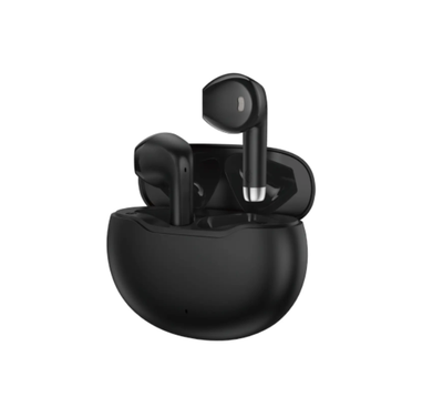 Foneng BL130 Classic TWS wireless earbuds resting inside their compact charging case.