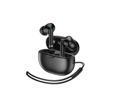 Foneng BL136 TWS wireless earbuds and charging case in sleek finish with ergonomic design.