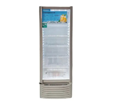 Hisense SC-271RD4WL Showcase Cooler 271 Liters - front view with transparent glass door"