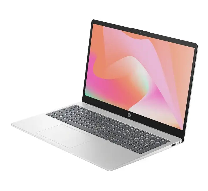 Side profile of HP 15-fd1494TU showing USB-C, HDMI, and USB-A connectivity ports.