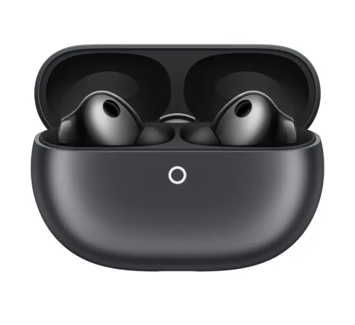 Compact charging case and high-res dual-driver audio structure of the Huawei FreeBuds Pro 5.