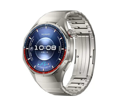 HUAWEI Watch GT 6 Pro Titanium Edition smartwatch with titanium alloy bracelet and sapphire glass display