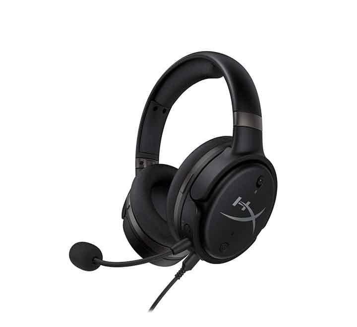HyperX Cloud Orbit S gaming headset front view with planar magnetic earcups and adjustable headband, available at ICT.com.mm.
