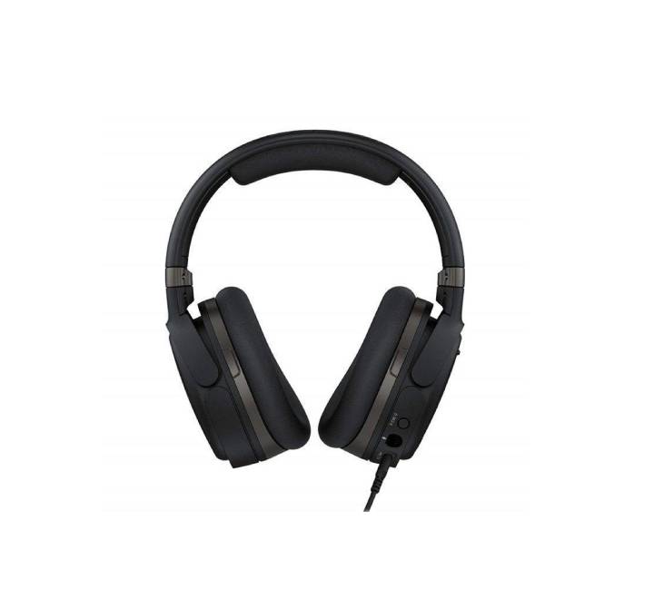 HyperX Cloud Orbit S angled view showcasing the comfortable ergonomic design and Waves Nx head tracking technology.