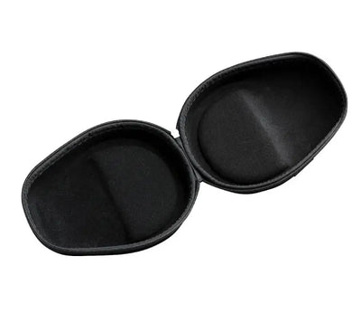 Inside profile of the HyperX Headset Carrying Case showing soft protective velvet lining and molded interior compartment.