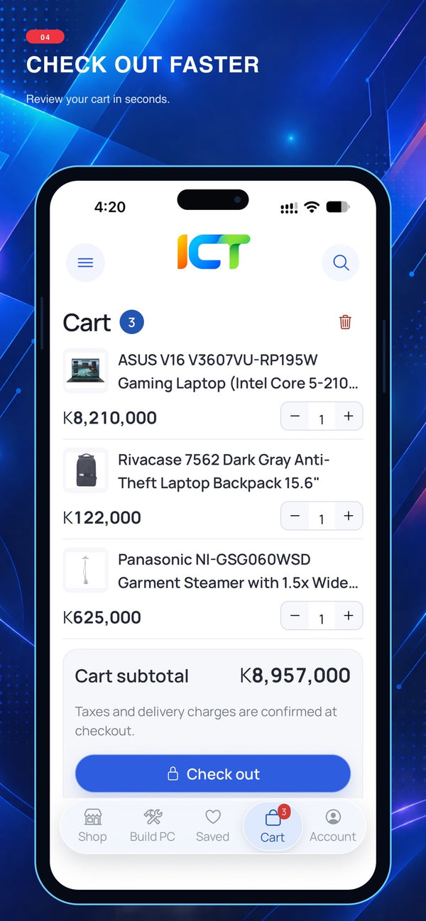 Fast, secure checkout