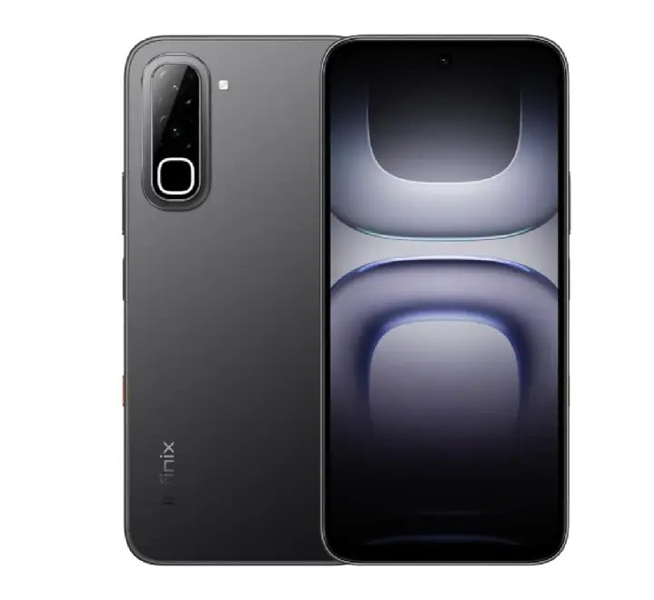 Infinix HOT 70 in Night Pulse showing front and back design with 6.78-inch 120Hz display.