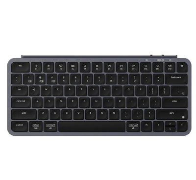 Keychron B1 Pro ultra-slim wireless keyboard in Space Gray featuring low-profile keycaps and compact layout
