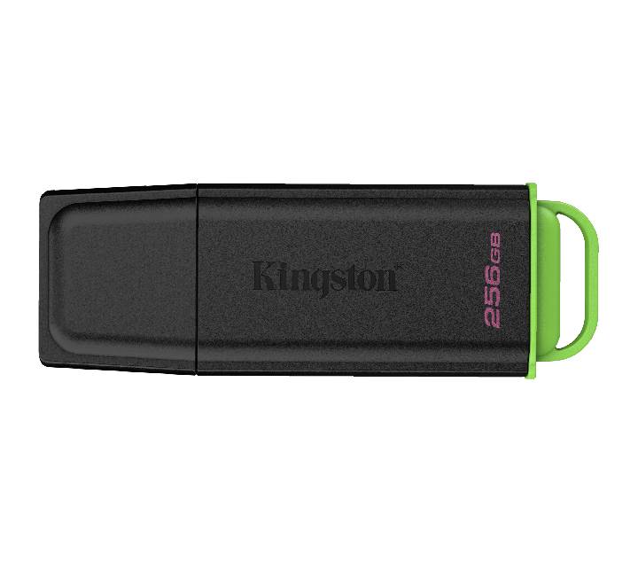 Kingston DTXG2 256GB USB flash drive plugged into a laptop computer port