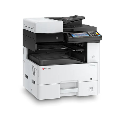 Kyocera ECOSYS M4132idn A3 mono laser MFP with automatic document feeder.