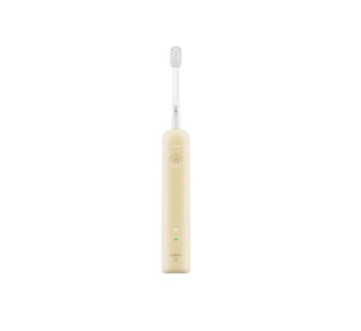 Laifen SE Wave IPX7 waterproof dual action toothbrush being rinsed under running tap water