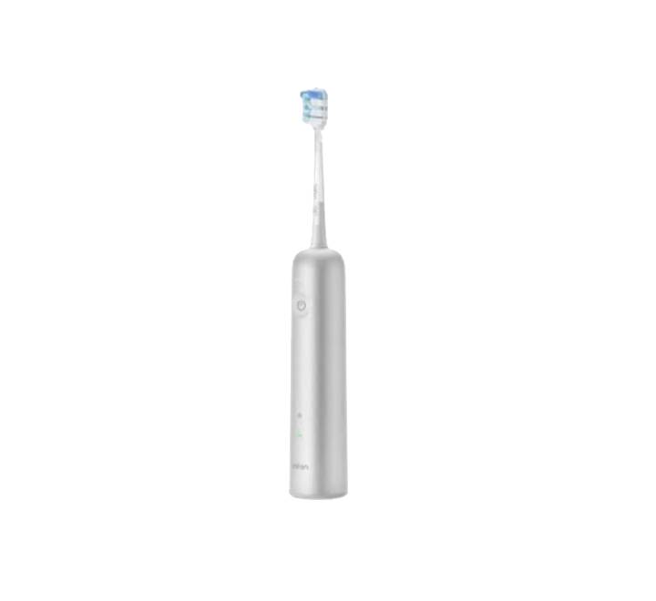 Laifen SE Wave electric toothbrush standing upright in gray, yellow, and pink options