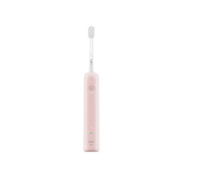Close-up of Laifen Wave SE toothbrush head displaying 60 degree wide sweep bristles