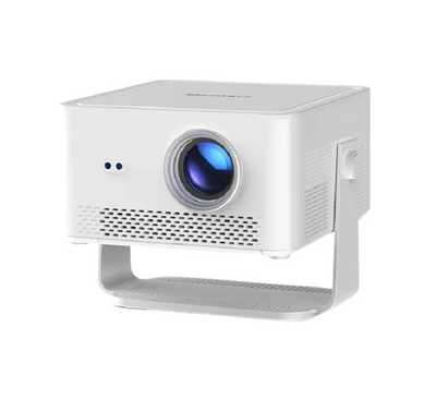 Magcubic HY450Max Mini Projector in white compact design with high-brightness lens