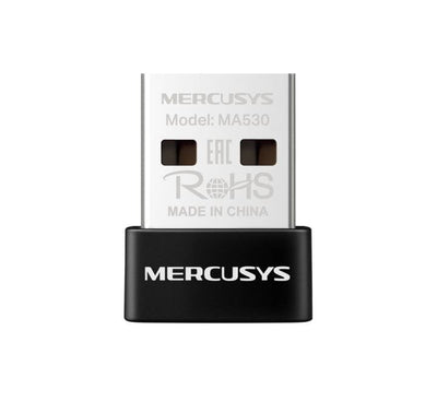 Mercusys MA530 Bluetooth 5.3 Nano USB Adapter front view in black finish