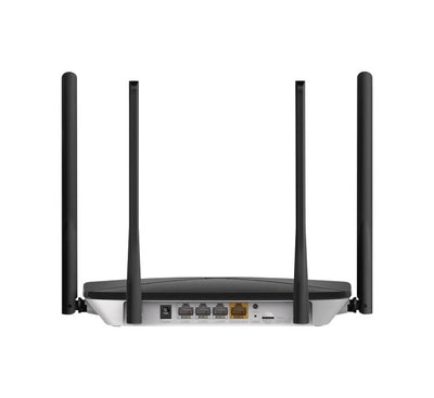 Mercusys MB115-4G SIM plug-and-play router providing home Wi-Fi.