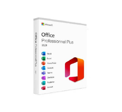 Microsoft Office 2021 Professional Plus lifetime license box packaging
