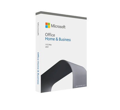 Microsoft Office Home and Business 2021 English APAC retail box packaging