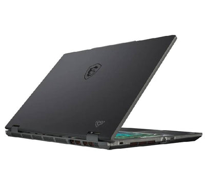Side profile of the MSI Cyborg 15 showcasing USB Type-C, HDMI, and audio ports.