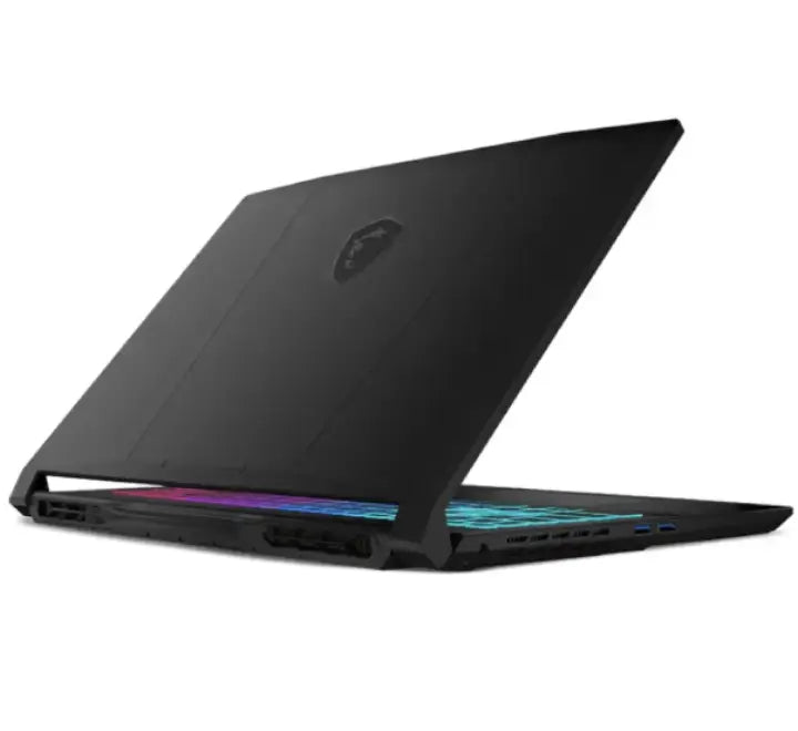 Side profile of MSI Katana 15 HX B14WGK powered by NVIDIA GeForce RTX 5070 and Intel Core i7-14650HX processor.