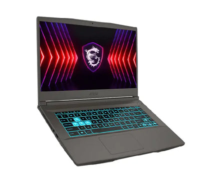 MSI Thin 15 B13UC Intel Core i5 13th Gen gaming laptop variant in Core Black finish