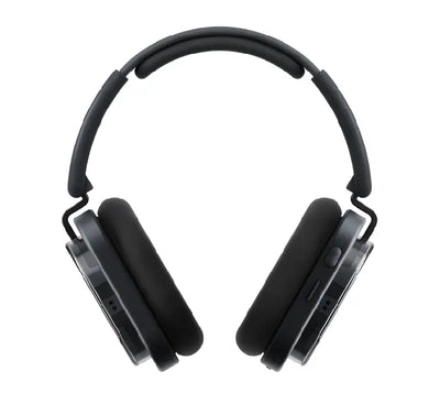 Sleek premium look of Nothing Headphone 1 in Matte Black highlighting the clear mechanical internal display.