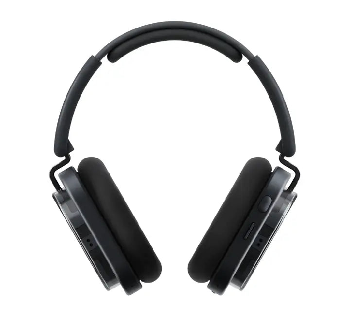 Sleek premium look of Nothing Headphone 1 in Matte Black highlighting the clear mechanical internal display.
