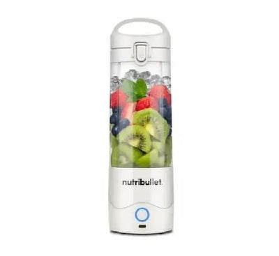 NutriBullet Portable Blender flip and sip lid with integrated carry loop for easy transport