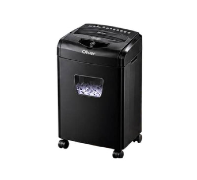 Front view of the Oliver Tech C281P 18-Sheet Medium Office Paper Shredder.