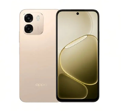 OPPO A6 Aurora Gold edition with IP69 water resistance and 120Hz display.