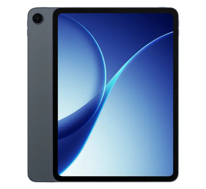 OPPO Pad 5 256GB in Starlight Black shown with stylus showing 120Hz display and quad-speaker stereo design.