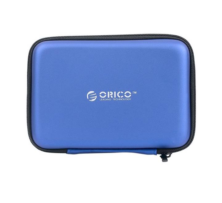ORICO PHB-25 pocket-sized 2.5-inch external hard drive protective carrying case in vibrant blue.