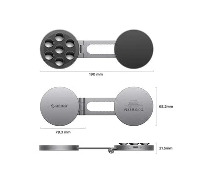 ORICO SC20Pro 20Gbps suction cup portable SSD with magnetic phone holder