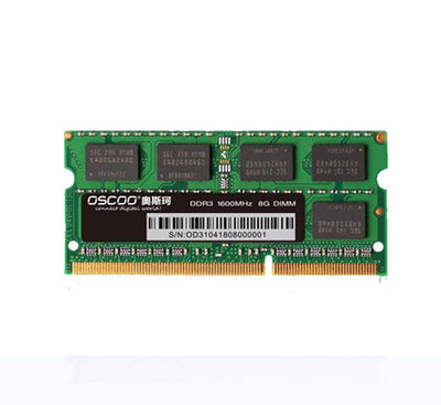 OSCOO N100 DDR3 1600MHz Non-ECC Unbuffered SODIMM laptop memory module main display.