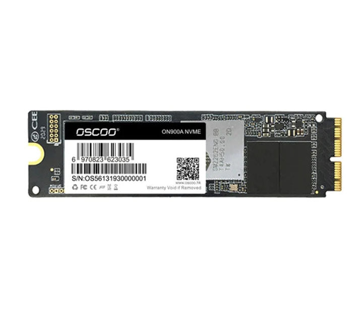 OSCOO ON900A internal NVMe PCIe 3.0x4 solid state drive specifically designed for Apple Mac upgrade slots.