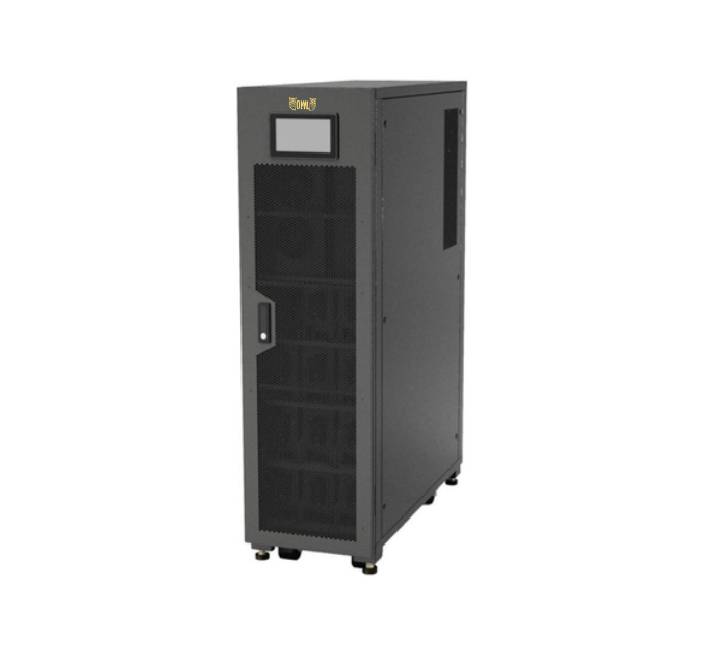 Front-facing view of the OWL HU3340 tower type high-frequency online UPS 40kVA system.