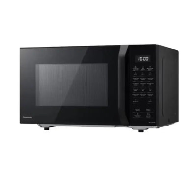 Air frying basket with food inside Panasonic NN-CT55RBYTE microwave oven