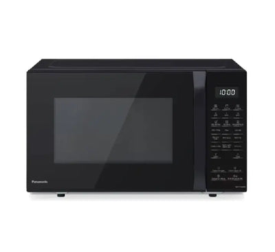 Front view of the silver Panasonic NN-CT55RBYTE 29L Air Fry Convection Microwave Oven