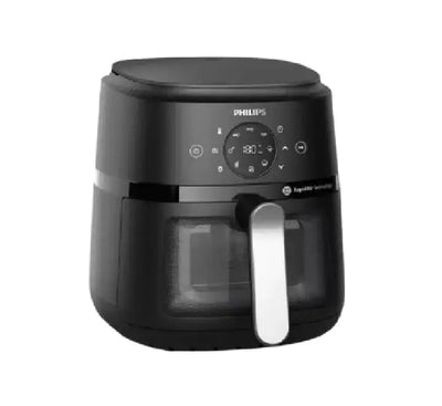 Philips 2000 Series Digital Airfryer NA220 in black with digital touch control panel