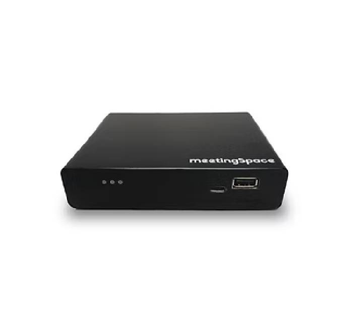 rediShow OD-007 4K wireless presentation system receiver showing the front panel and antenna setup on a clean white background.