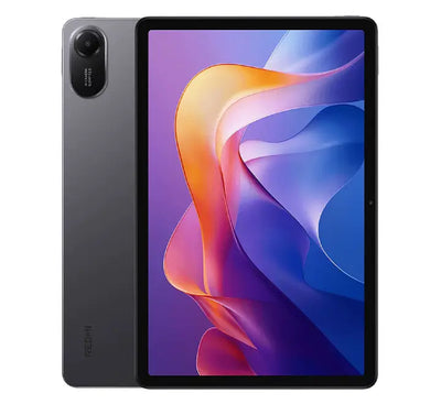 Redmi Pad 2 in Graphite Grey featuring an 11-inch 2.5K display showing front and back view.