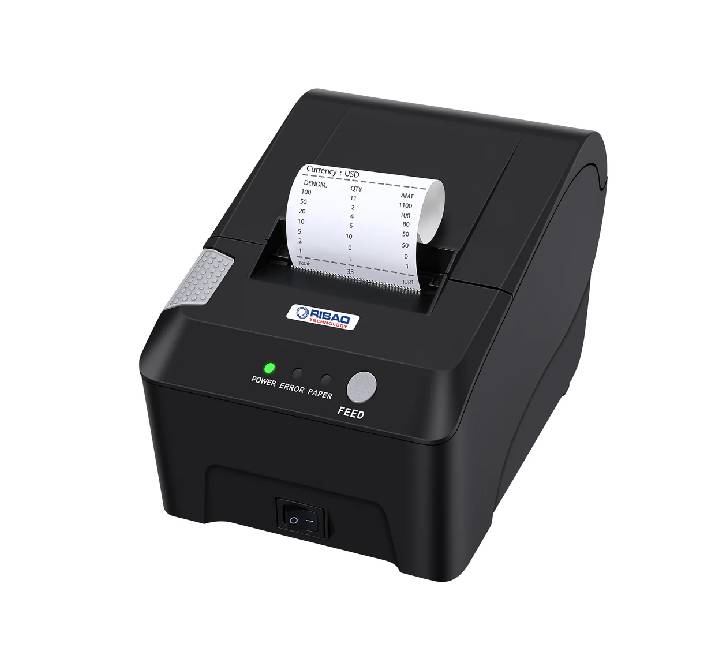 Ribao 80mm Thermal Slip Printer for 6 Currency Cash Counting Machine Serial Number Log.