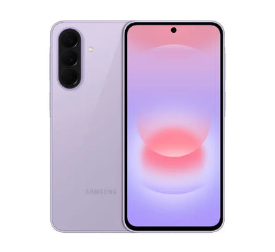 Samsung Galaxy A37 5G Awesome Lavender Purple with 50MP OIS camera system.