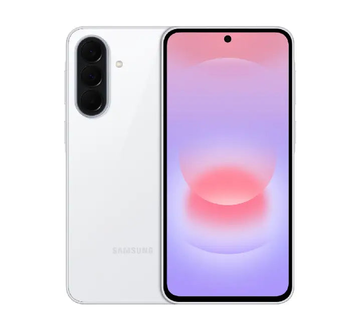 Samsung Galaxy A37 5G Awesome White variant with IP68 water resistance rating.