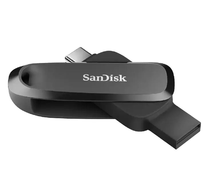 Front view of the authentic retail blister pack for the SanDisk 128GB Phone Drive for Android, showing model number SDDDC6-128G-G46.