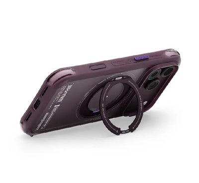 Skinarma Atlas MagSafe protective phone case with integrated kickstand for iPhone